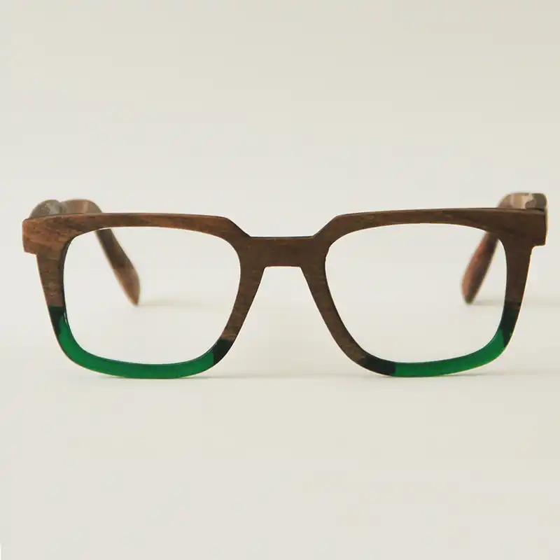 عینک چوبی کد a014